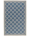 Safavieh Beach House BHS121 Blue / Creme 4' X 6' Rectangle Area Rug