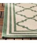 Safavieh Beach House BHS121 Cream / Green 2'-2" X 12' Runner Area Rug