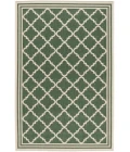 Safavieh Beach House BHS121 Green / Creme 2'-2" X 4' Accent Area Rug