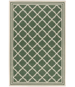 Safavieh Beach House BHS121 Green / Creme 2'-2" X 4' Accent Area Rug