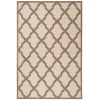 Safavieh Beach House BHS122 Cream / Beige 5'-3" X 7'-6" Rectangle Area Rug