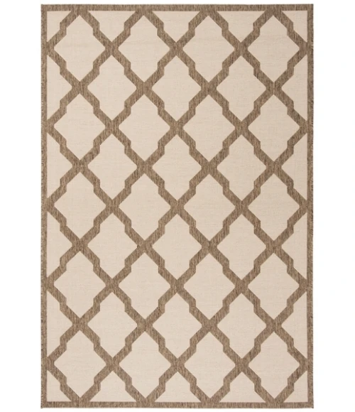 Safavieh Beach House BHS122 Cream / Beige 3' X 5' Rectangle Area Rug