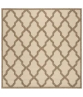 Safavieh Beach House BHS122 Cream / Beige 6'-7" X 6'-7" Square Area Rug