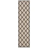 Safavieh Beach House BHS122 Creme / Brown 2'-2" X 8' Runner Area Rug