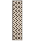 Safavieh Beach House BHS122 Creme / Brown 2'-2" X 8' Runner Area Rug