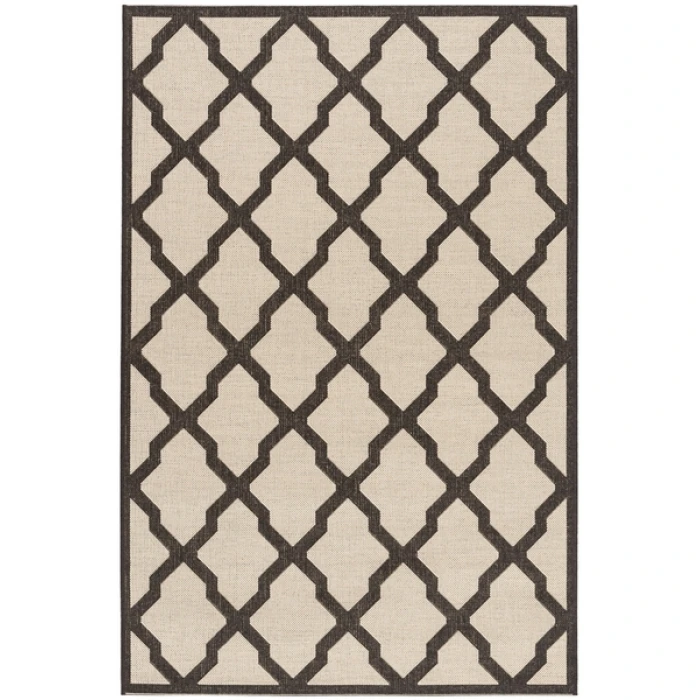 Safavieh Beach House BHS122 Creme / Brown 8' X 10' Rectangle Area Rug