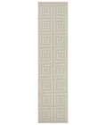 Safavieh Beach House BHS123 Cream / Aqua 2'-2" X 10' Runner Area Rug
