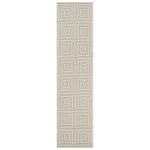 Safavieh Beach House BHS123 Cream / Aqua 2'-2" X 10' Runner Area Rug