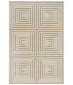 Safavieh Beach House BHS123 Cream / Aqua 2'-2" X 4' Accent Area Rug