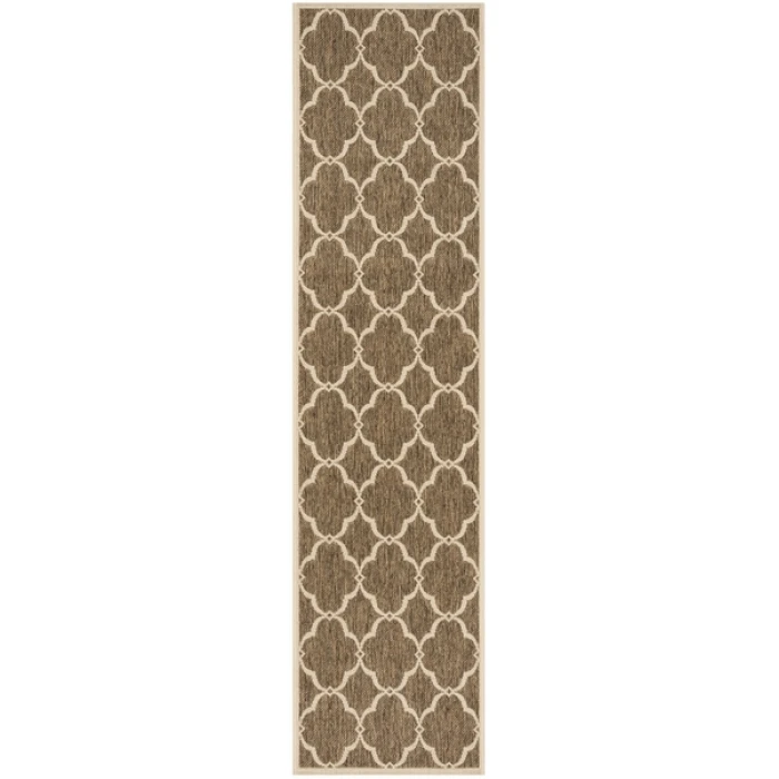 Safavieh Beach House BHS125 Beige / Cream 2'-2" X 10' Runner Area Rug