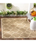 Safavieh Beach House BHS125 Beige / Cream 4' X 4' Round Area Rug