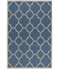 Safavieh Beach House BHS125 Blue / Creme 2'-2" X 4' Accent Area Rug