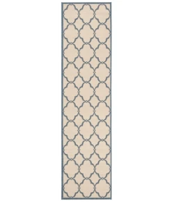 Safavieh Beach House BHS125 Cream / Blue 2'-2" X 10' Runner Area Rug