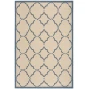 Safavieh Beach House BHS125 Cream / Blue 8' X 10' Rectangle Area Rug