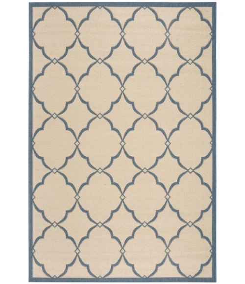 Safavieh Beach House BHS125 Cream / Blue 8' X 10' Rectangle Area Rug