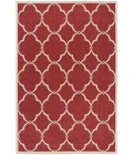 Safavieh Beach House BHS125 Red / Creme 4' X 4' Square Area Rug