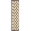 Safavieh Beach House BHS125 Creme / Brown 2'-2" X 8' Runner Area Rug