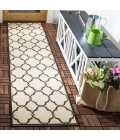 Safavieh Beach House BHS125 Creme / Brown 2'-2" X 8' Runner Area Rug