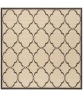 Safavieh Beach House BHS125 Creme / Brown 6'-7" X 6'-7" Square Area Rug