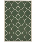 Safavieh Beach House BHS125 Green / Creme 6'-7" X 9'-2" Rectangle Area Rug