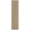 Safavieh Beach House BHS127 Beige / Cream 2'-2" X 6' Runner Area Rug