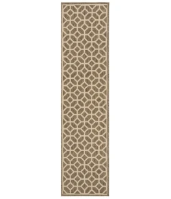 Safavieh Beach House BHS127 Beige / Cream 2'-2" X 8' Runner Area Rug