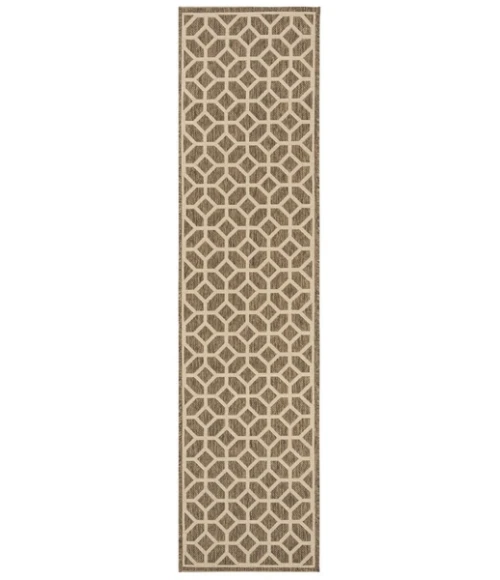 Safavieh Beach House BHS127 Beige / Cream 2'-2" X 8' Runner Area Rug