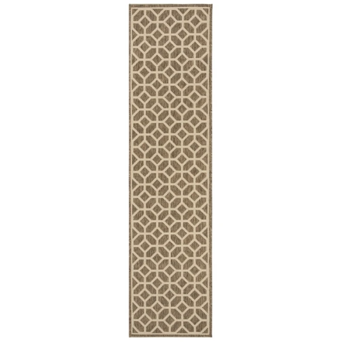 Safavieh Beach House BHS127 Beige / Cream 2'-2" X 6' Runner Area Rug
