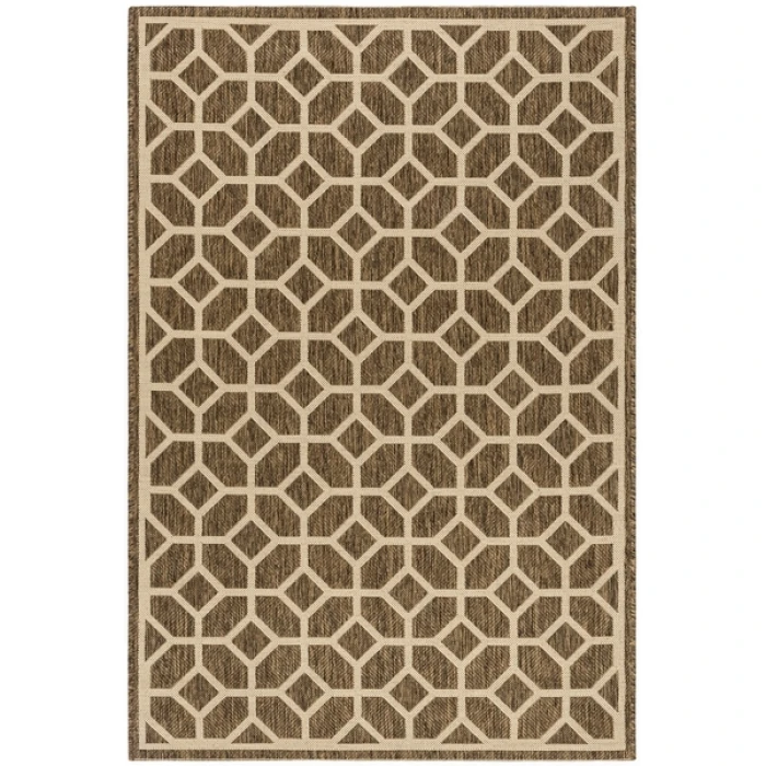 Safavieh Beach House BHS127 Beige / Cream 5'-3" X 7'-6" Rectangle Area Rug