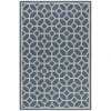 Safavieh Beach House BHS127 Blue / Creme 5'-3" X 7'-6" Rectangle Area Rug