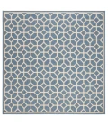 Safavieh Beach House BHS127 Blue / Creme 6'-7" X 6'-7" Square Area Rug
