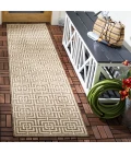 Safavieh Beach House BHS128 Beige / Cream 2'-2" X 8' Runner Area Rug
