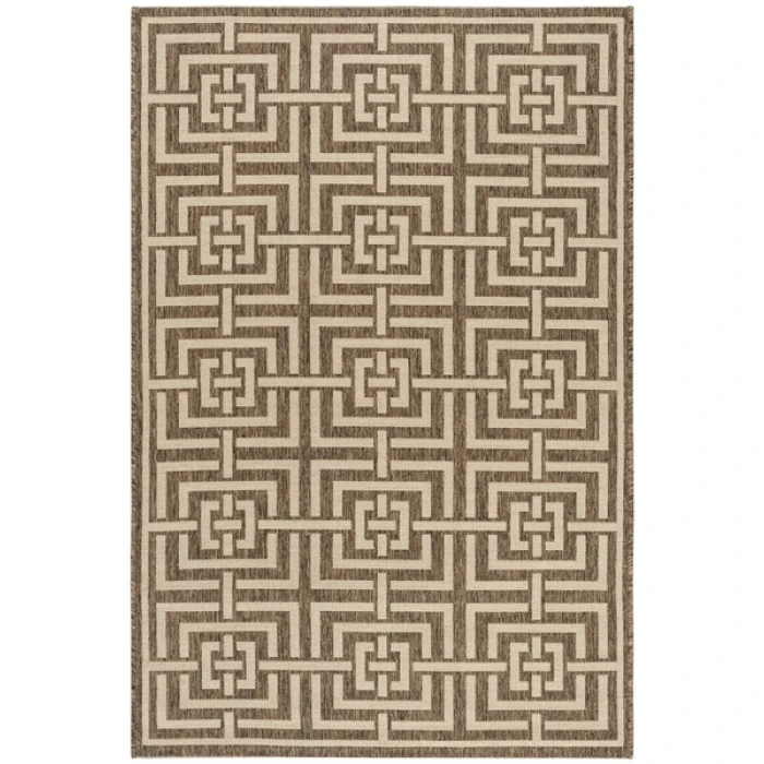 Safavieh Beach House BHS128 Beige / Cream 5'-3" X 7'-6" Rectangle Area Rug