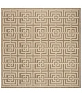 Safavieh Beach House BHS128 Beige / Cream 6'-7" X 6'-7" Square Area Rug