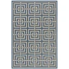 Safavieh Beach House BHS128 Blue / Creme 2'-2" X 4' Accent Area Rug