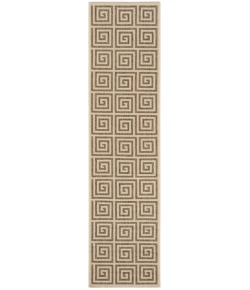 Safavieh Beach House BHS129 Beige / Cream 2'-2" X 10' Runner Area Rug