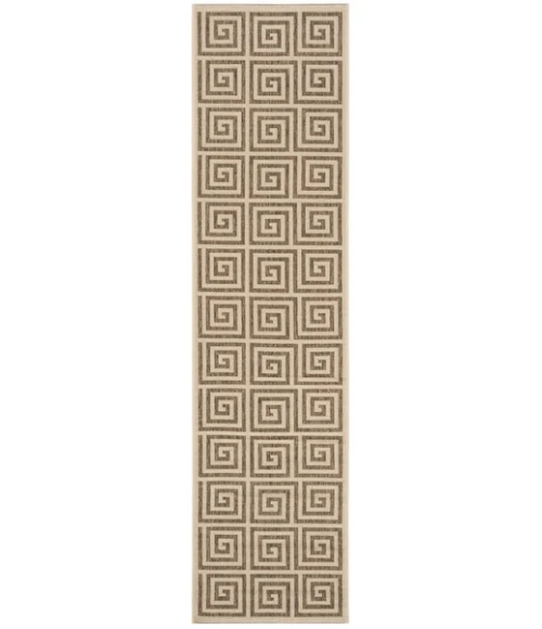 Safavieh Beach House BHS129 Beige / Cream 2'-2" X 10' Runner Area Rug