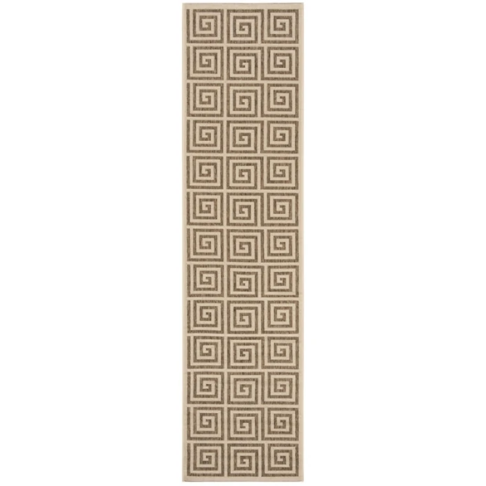 Safavieh Beach House BHS129 Beige / Cream 2'-2" X 8' Runner Area Rug