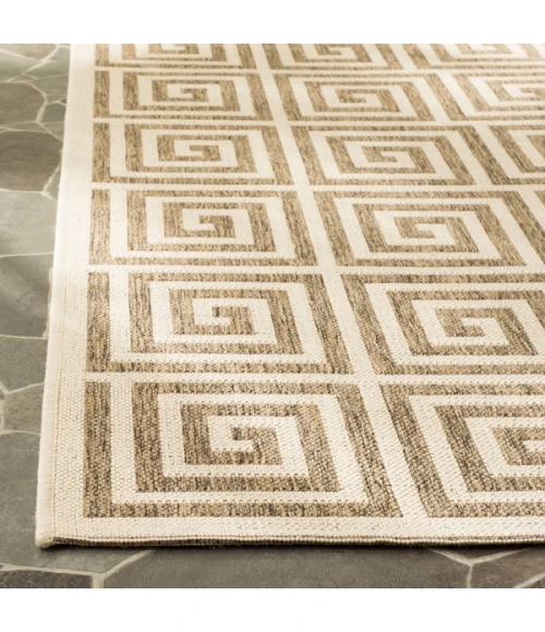 Safavieh Beach House BHS129 Beige / Cream 2'-2" X 10' Runner Area Rug