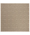 Safavieh Beach House BHS129 Beige / Cream 6'-7" X 6'-7" Square Area Rug
