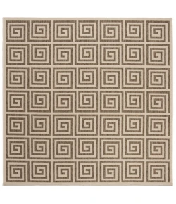 Safavieh Beach House BHS129 Beige / Cream 6'-7" X 6'-7" Square Area Rug