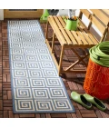Safavieh Beach House BHS129 Cream / Blue 2'-2" X 6' Runner Area Rug