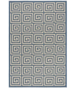 Safavieh Beach House BHS129 Cream / Blue 8' X 10' Rectangle Area Rug