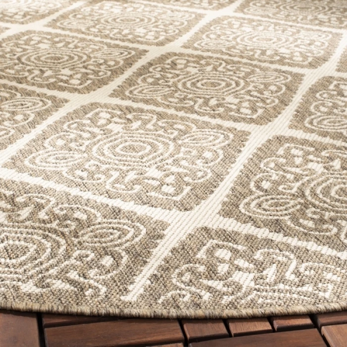 Safavieh Beach House BHS132 Cream / Beige 2'-2" X 10' Runner Area Rug