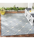 Safavieh Beach House BHS132 Cream / Blue 4' X 6' Rectangle Area Rug