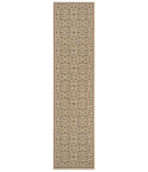 Safavieh Beach House BHS134 Cream / Beige 2'-2" X 12' Runner Area Rug