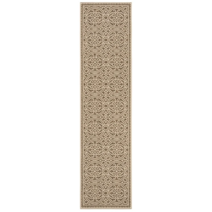 Safavieh Beach House BHS134 Cream / Beige 2'-2" X 8' Runner Area Rug