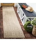 Safavieh Beach House BHS134 Cream / Beige 2'-2" X 12' Runner Area Rug