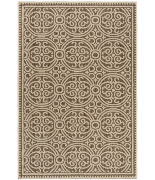 Safavieh Beach House BHS134 Cream / Beige 4' X 6' Rectangle Area Rug