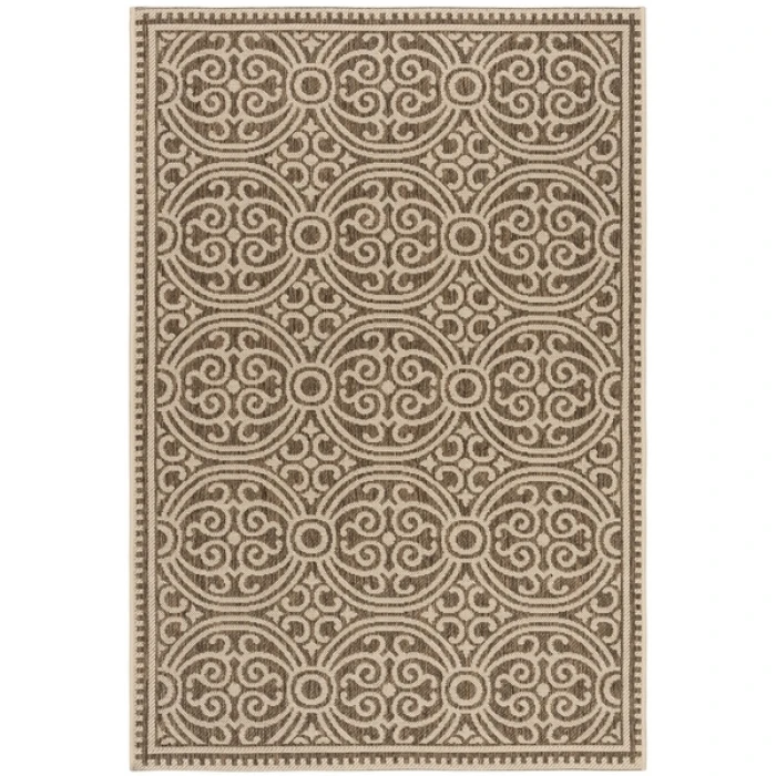 Safavieh Beach House BHS134 Cream / Beige 4' X 6' Rectangle Area Rug